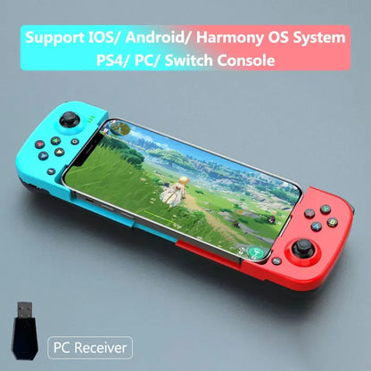BSP-D3 Wireless Mobile Phone Gamepad for IOS/ Android/ Hongmeng Expandable Bluetooth Controller for PS4/ PC/ Switch