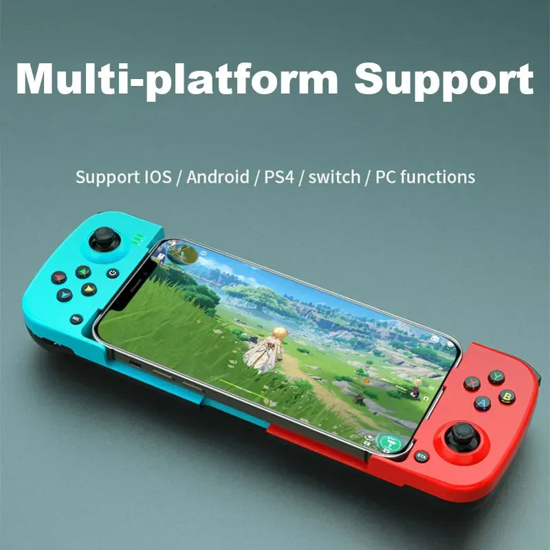 BSP-D3 Wireless Mobile Phone Gamepad for IOS/ Android/ Hongmeng Expandable Bluetooth Controller for PS4/ PC/ Switch