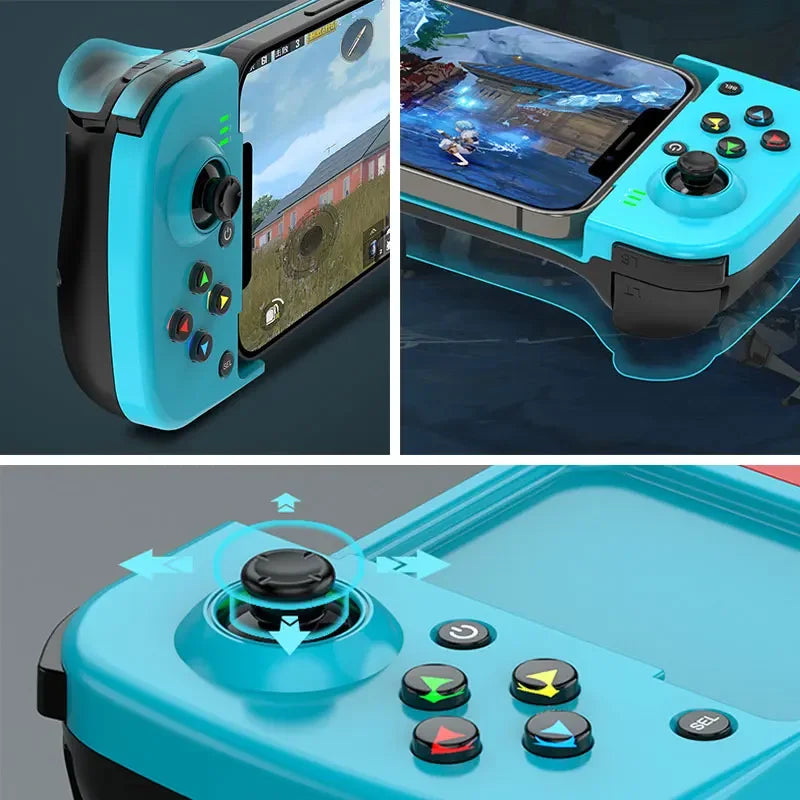 BSP-D3 Wireless Mobile Phone Gamepad for IOS/ Android/ Hongmeng Expandable Bluetooth Controller for PS4/ PC/ Switch