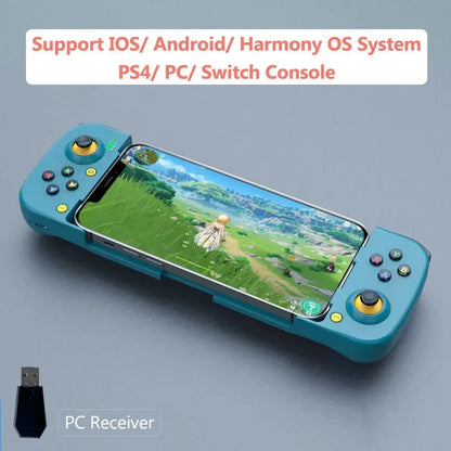 BSP-D3 Wireless Mobile Phone Gamepad for IOS/ Android/ Hongmeng Expandable Bluetooth Controller for PS4/ PC/ Switch