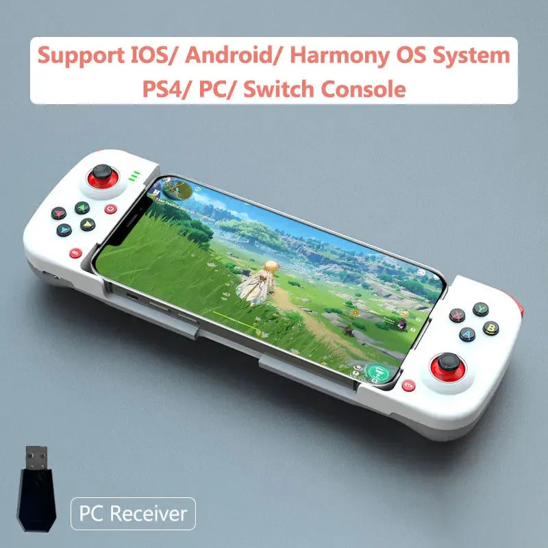 BSP-D3 Wireless Mobile Phone Gamepad for IOS/ Android/ Hongmeng Expandable Bluetooth Controller for PS4/ PC/ Switch