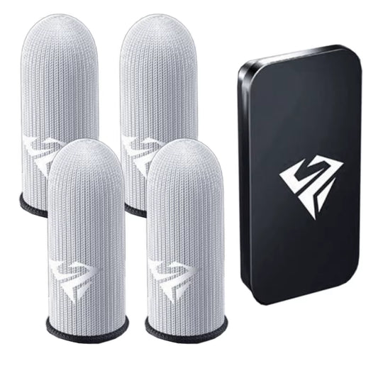 1 Pair Gamer Finger Sleeves Sweatproof Gamer Finger Covers Touch Screen Fingertips Sleeve for Mobile Game